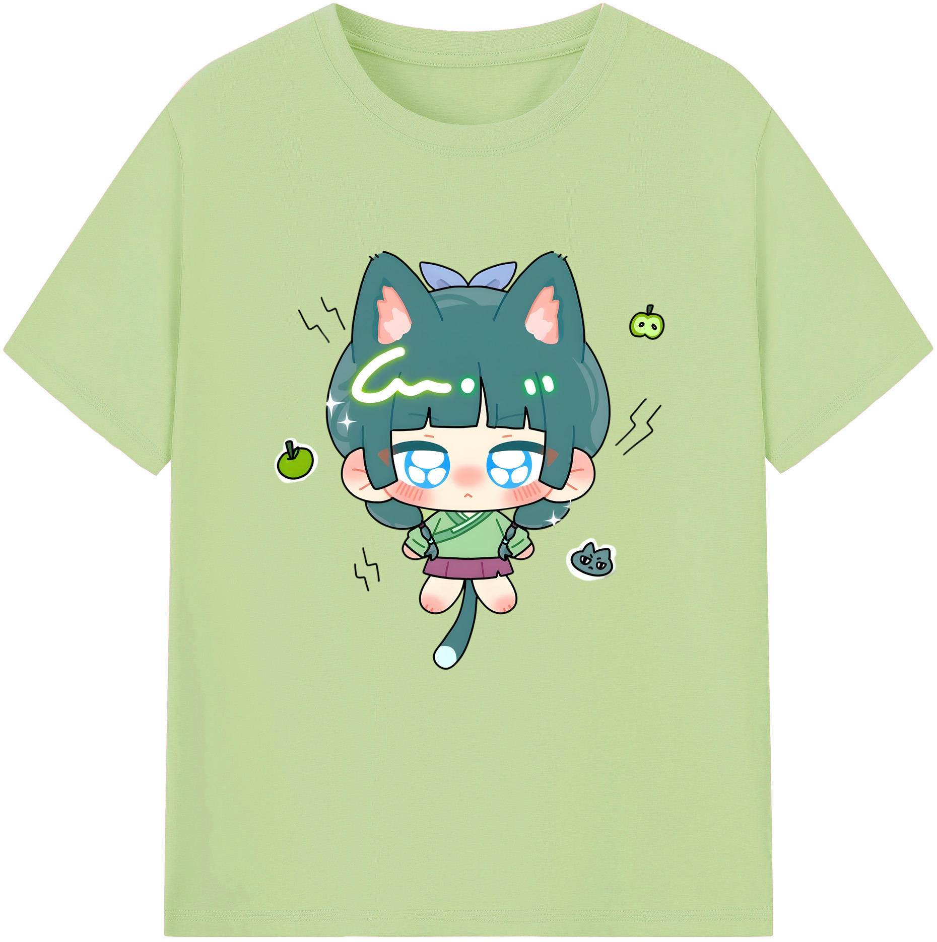 （画像用） 薬屋のひとりごと The Apothecary Diaries 綿100％半袖Tシャツ（フロントプリント）